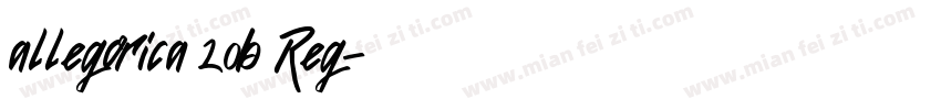 allegorica 20b Reg字体转换